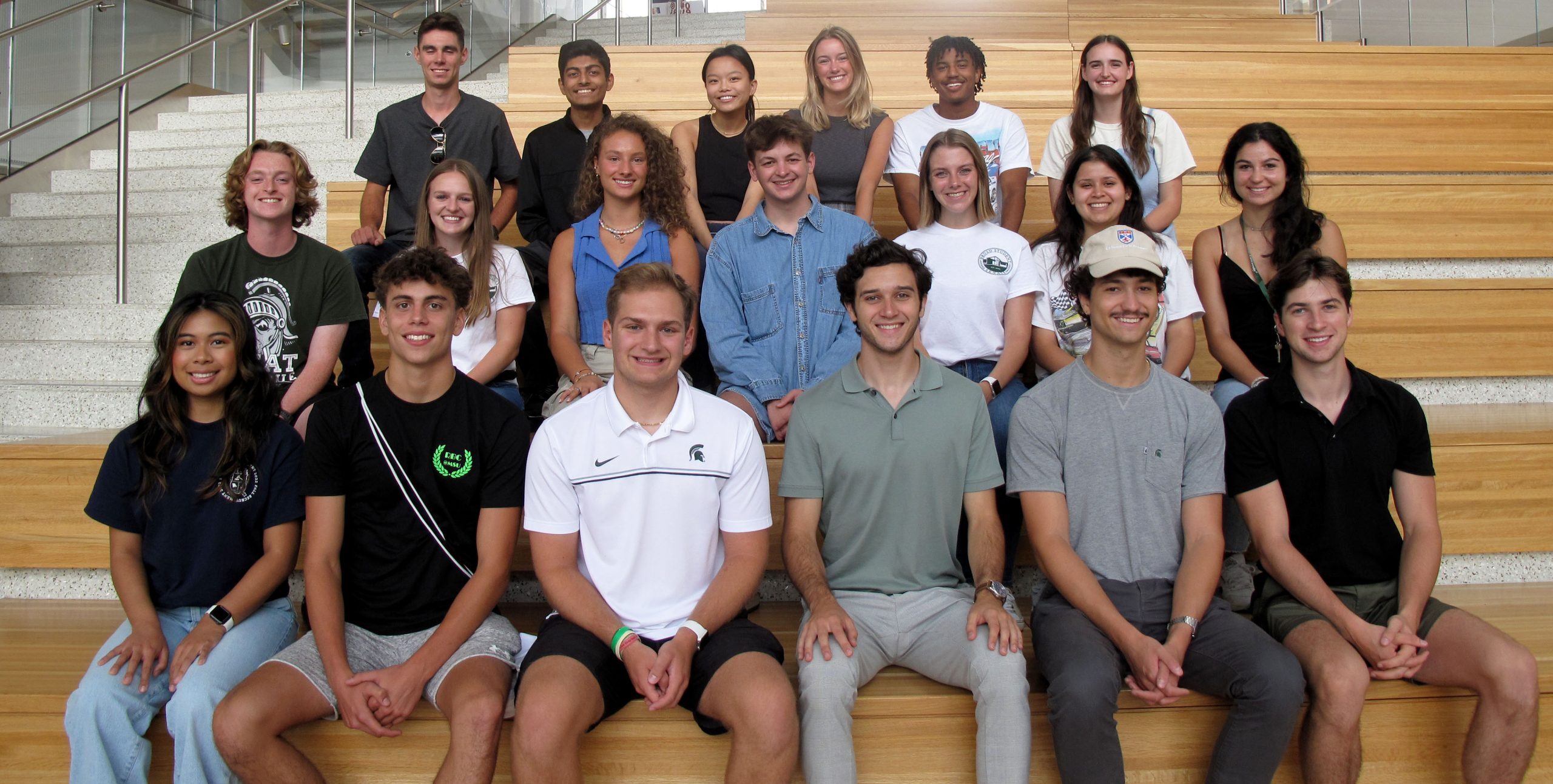 Group of Student Workers sitting